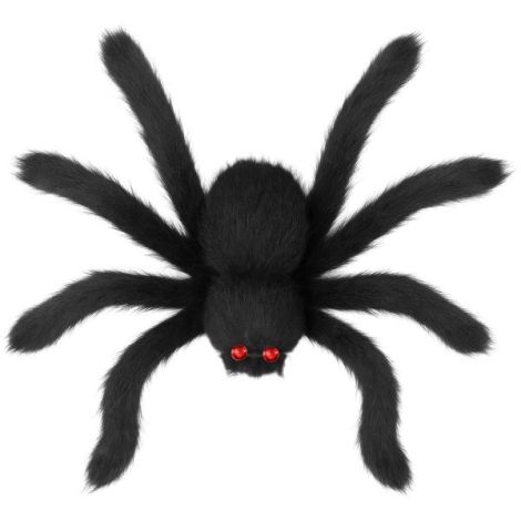 Decor paianjen negru 90 cm - imagine 9